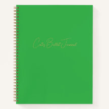 Groen aangepast Notitieboek Bullet Journal