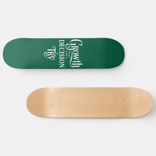 Groen aangepast skateboard - Groei begint (Horizontaal)