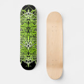 Groen Aangepast Tribal Tattoo Ontwerp Persoonlijk Skateboard (Voorkant)