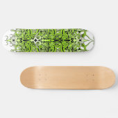 Groen Aangepast Tribal Tattoo Ontwerp Skateboard (Horizontaal)