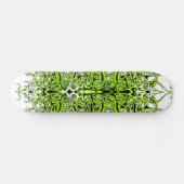 Groen Aangepast Tribal Tattoo Ontwerp Skateboard (Horizontaal)