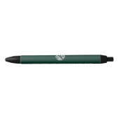 Groen Aangepaste Logo voor speciale acties Zwarte Inkt Pen (Voorkant)