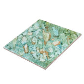 Groen abstract 21 tegeltje (Zijkant)