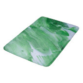 Groen Abstract Acryl met Water Drops Badmat (Gekanteld)