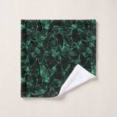 groen abstract bad handdoek (Wasdoekje)
