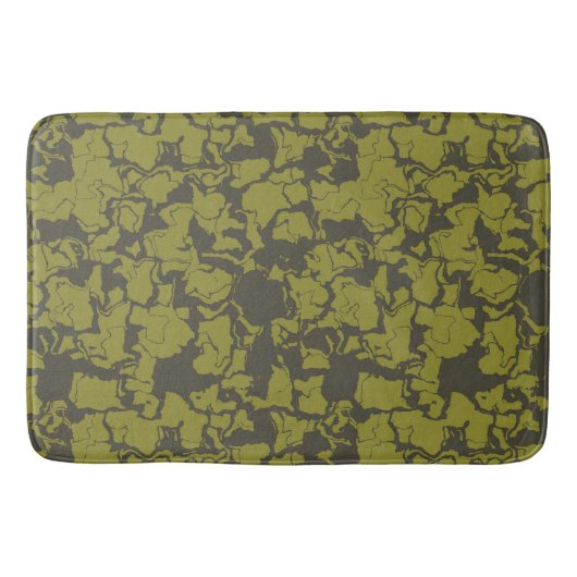 Groen abstract badmat (Voorkant)