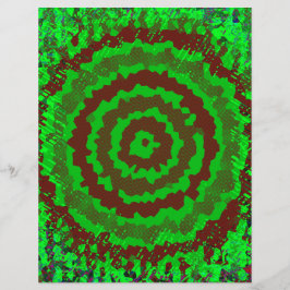 Groen Abstract Bloem Scrapbook Papier 2-zijdige Pa