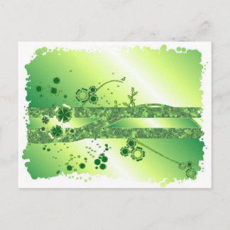 Groen abstract briefkaart