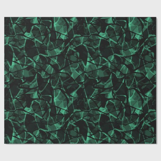 groen abstract cadeaupapier (Vlak)