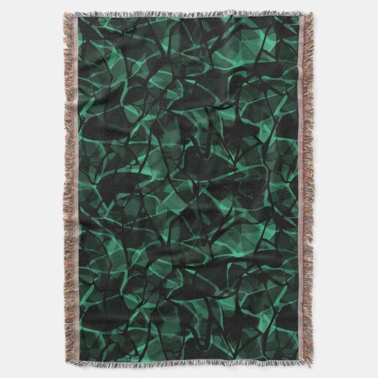 groen abstract deken (Voorkant Verticaal)