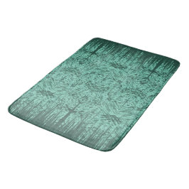 Groen Abstract Eiland Tiki Patroon Badmat
