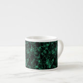 groen abstract espresso kop (Voorkant rechts)