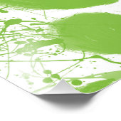 Groen Abstract Foto Afdruk (Hoek)
