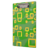 Groen Abstract geometrisch klembord (Links)