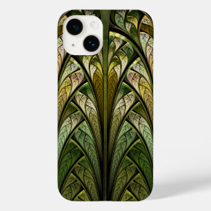 Groen Abstract Glas in lood West Wind Case-Mate iPhone Case