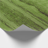 Groen abstract graniet | patroon van steenmarmer cadeaupapier (Hoek)