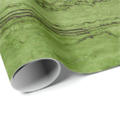 Groen abstract graniet | patroon van steenmarmer cadeaupapier (Rol Hoek)