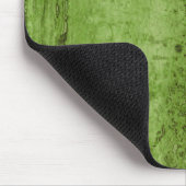 Groen abstract graniet | patroon van steenmarmer muismat (Hoek)