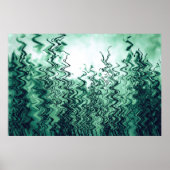 Groen Abstract gras Poster (Voorkant)