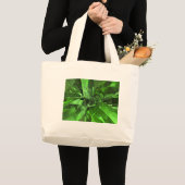 Groen Abstract Grote Tote Bag (Voorkant (product))