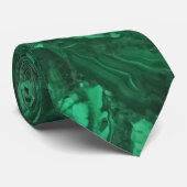 Groen Abstract, helder gedraaide Gemstone Stropdas (Opgerold)