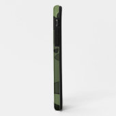Groen Abstract hoesje voor iPhone (Achterkant/links)