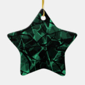 groen abstract keramisch ornament (Achterkant)