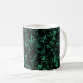 groen abstract koffiemok (Voorkant rechts)