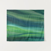 Groen Abstract Kunst Wandtapijt Wandkleed (Voorkant (horizontaal))