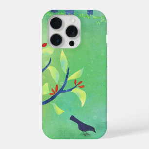 Groen Abstract landschap iPhone 15 Pro Case