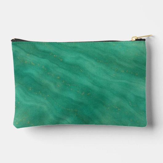 Groen Abstract marmer met aangepaste Initialen - Etui (Achterkant)