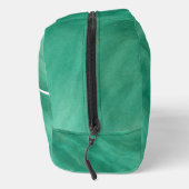 Groen Abstract marmer met aangepaste Initialen - Toilettasje (Rechts)