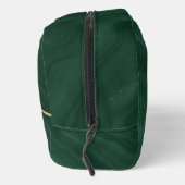 Groen Abstract marmer met aangepaste Initialen - Toilettasje (Rechts)