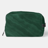 Groen Abstract marmer met aangepaste Initialen - Toilettasje (Achterkant)