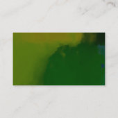 Groen Abstract modern Creatief Visitekaartje (Achterkant)