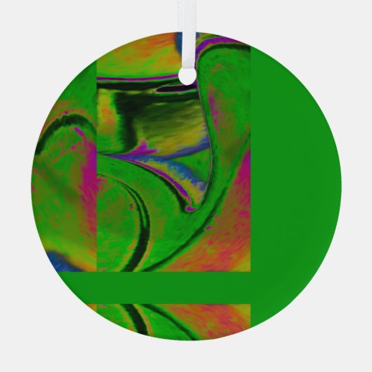 Groen Abstract Ornament (Achterkant)