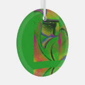 Groen Abstract Ornament (Voorkant Rechts)