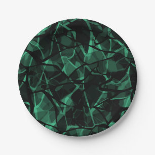 groen abstract papieren bordje