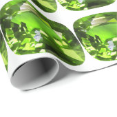 Groen Abstract patroon Cadeaupapier (Rol Hoek)