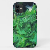 Groen abstract patroon. Case-Mate iPhone case (Achterkant)