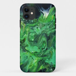 Groen abstract patroon. Case-Mate iPhone case