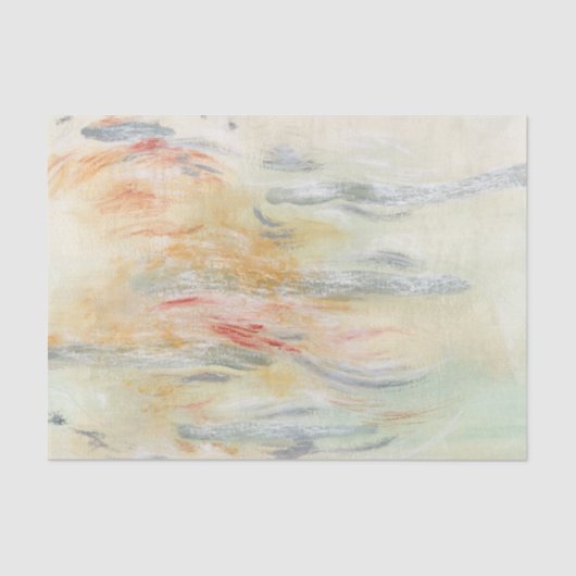 Groen Abstract Patroon Decoupage Tissue Paper Tissuepapier (Voorkant)