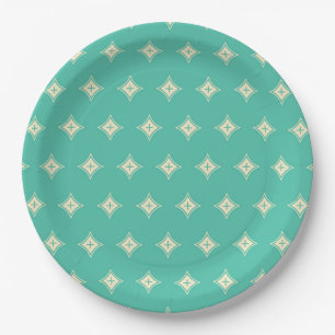 Groen Abstract Patroon door storeman Papieren Bordje