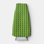 Groen Abstract patroon Flesjeskoeler (Voorkant)