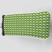 Groen Abstract patroon Golfheadcover (Voorkant)
