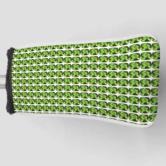 Groen Abstract patroon Golfheadcover (Voorkant)