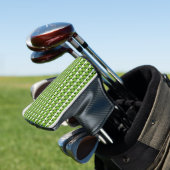 Groen Abstract patroon Golfheadcover (Insitu)