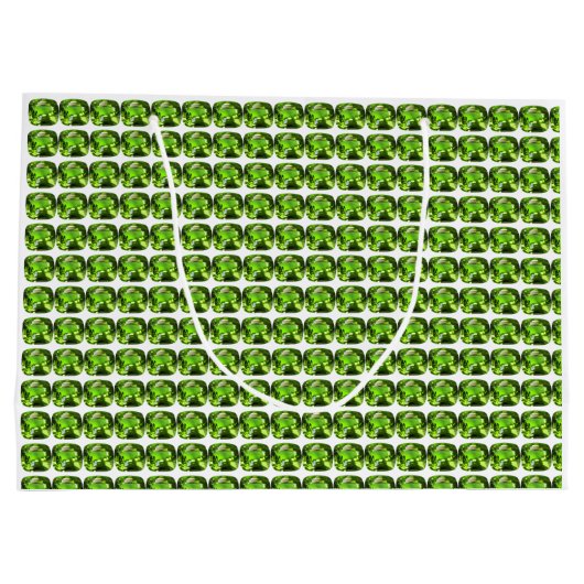 Groen Abstract patroon Groot Cadeauzakje (Achterkant)