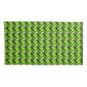 Groen Abstract patroon Kussensloop (Achterkant-Rechts)