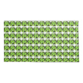 Groen Abstract patroon Kussensloop (Achterkant-Links)